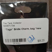 "Thank You - Tag" Bridle Charm, bag *new