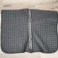 Thin Quilt Baby Pad, homemade *gc, threads, exposed seams, puckers, mnr hair, faded, rubs

