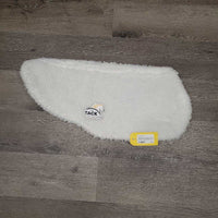Fleece Half Pad Cover, 0 Inserts *gc, clean, clumpy, mnr hair, threads, bare spots?