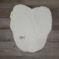 Fleece Half Pad Cover, 0 Inserts *gc, clean, clumpy, mnr hair, threads, bare spots?
