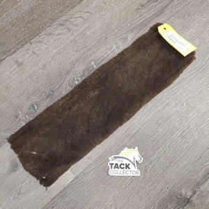 Sheepskin & Soft Leather Girth Cover *vgc, clean, v.creased & puckered, ripped