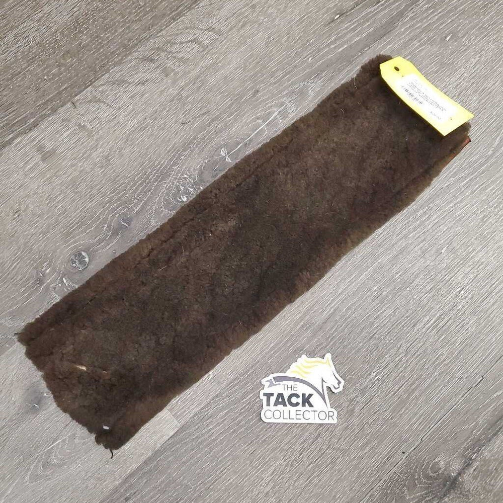 Sheepskin & Soft Leather Girth Cover *vgc, clean, v.creased & puckered, ripped