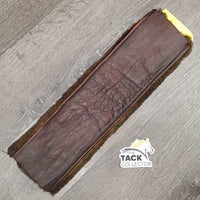 Sheepskin & Soft Leather Girth Cover *vgc, clean, v.creased & puckered, ripped
