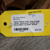 Nylon Fleece Lined Jump Saddle Cover, waterproof *xc/like new
