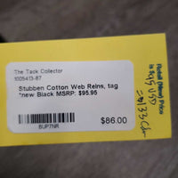 Cotton Web Reins, tag *new
