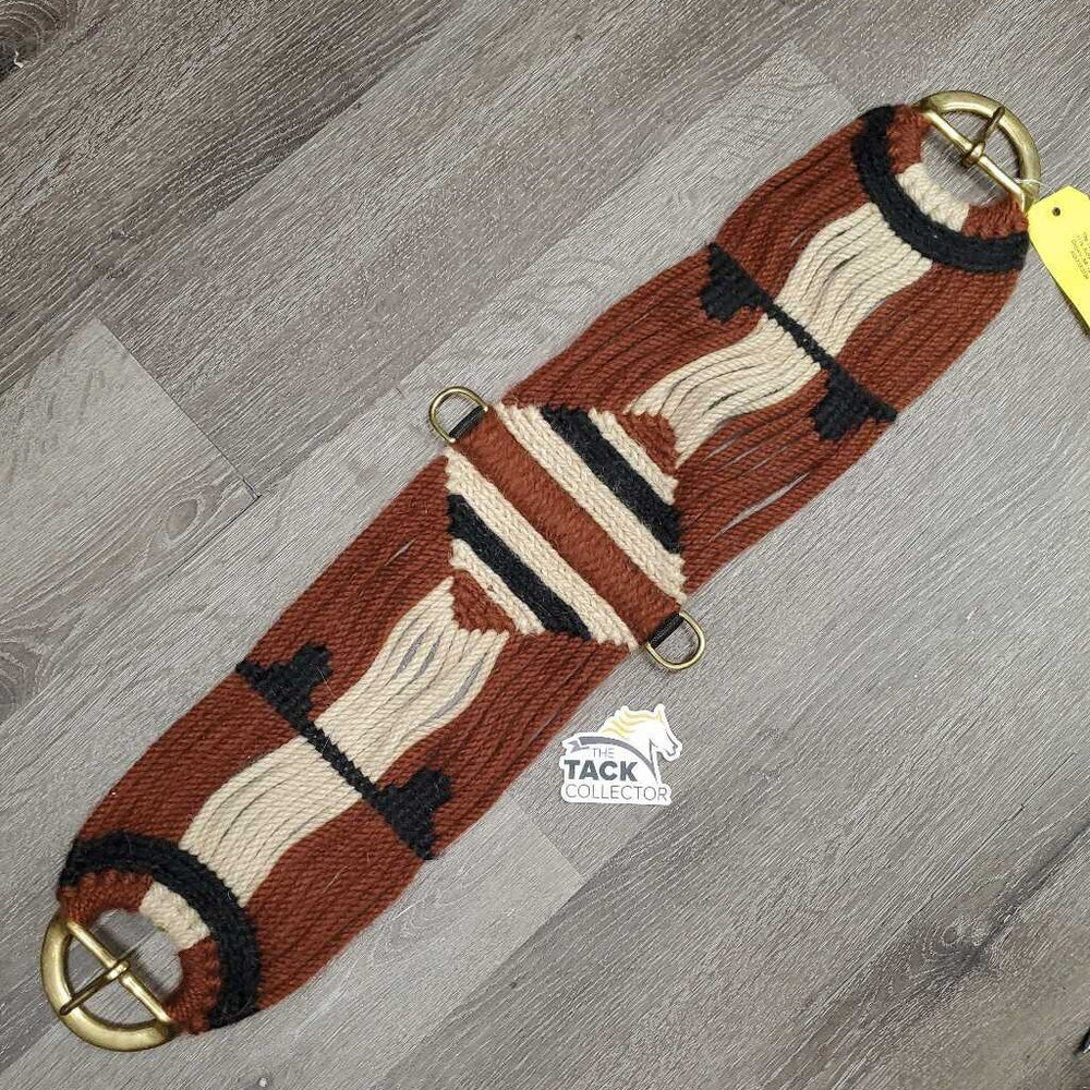 24 String Wide Mohair Cinch, 2x D Rings *xc, clean, mnr hair