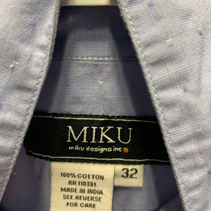LS Show Shirt *gc, crinkled, puckered, No Collar