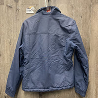 Jacket, Velvet Lining, zipper *vgc, mnr hairy, dirt & fading, older