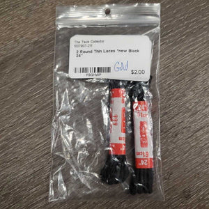 2 Round Thin Laces *new
