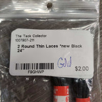 2 Round Thin Laces *new
