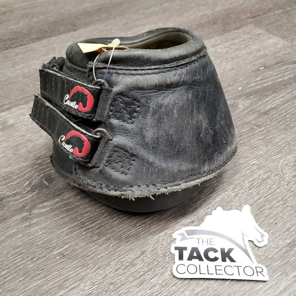 1 Hoof Boot *gc, mnr dirt, faded, curled inner heels, scraped edge, mnr undone stitching, v.rubbed