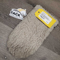 Double Sided Fleece & Cactus Cloth Grooming Mitt *fair, v.dirty, v.stained, dingy, hairy, clumpy
