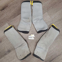 4 Mesh Fly Boots *gc, clean, stains, hairy velcro, frayed edges, snags
