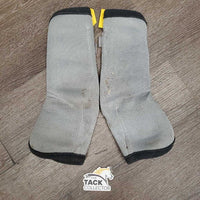 4 Mesh Fly Boots *gc, clean, stains, hairy velcro, frayed edges, snags
