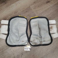 4 Mesh Fly Boots *gc, clean, stains, hairy velcro, frayed edges, snags