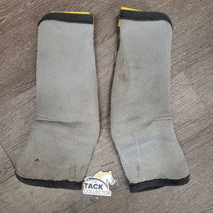 4 Mesh Fly Boots *gc, clean, stains, hairy velcro, frayed edges, snags