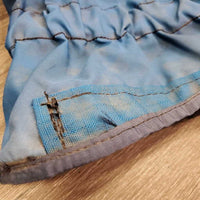 2 Nylon Mud Fever Boots, velcro, snaps, fleece tops *gc, dirty, stains, repaired, discolored, older?, rubs, snags
