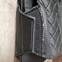 JUNIORS Soft Solid Back Safety Vest *vgc/xc, clean, mnr rubs & pills, velcro: pilly & hairy edges
