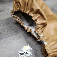 v.Hvy Vinyl Saddle Cover, Stirrup openings *vgc, older, stains?dirt, inside rubs/clumps