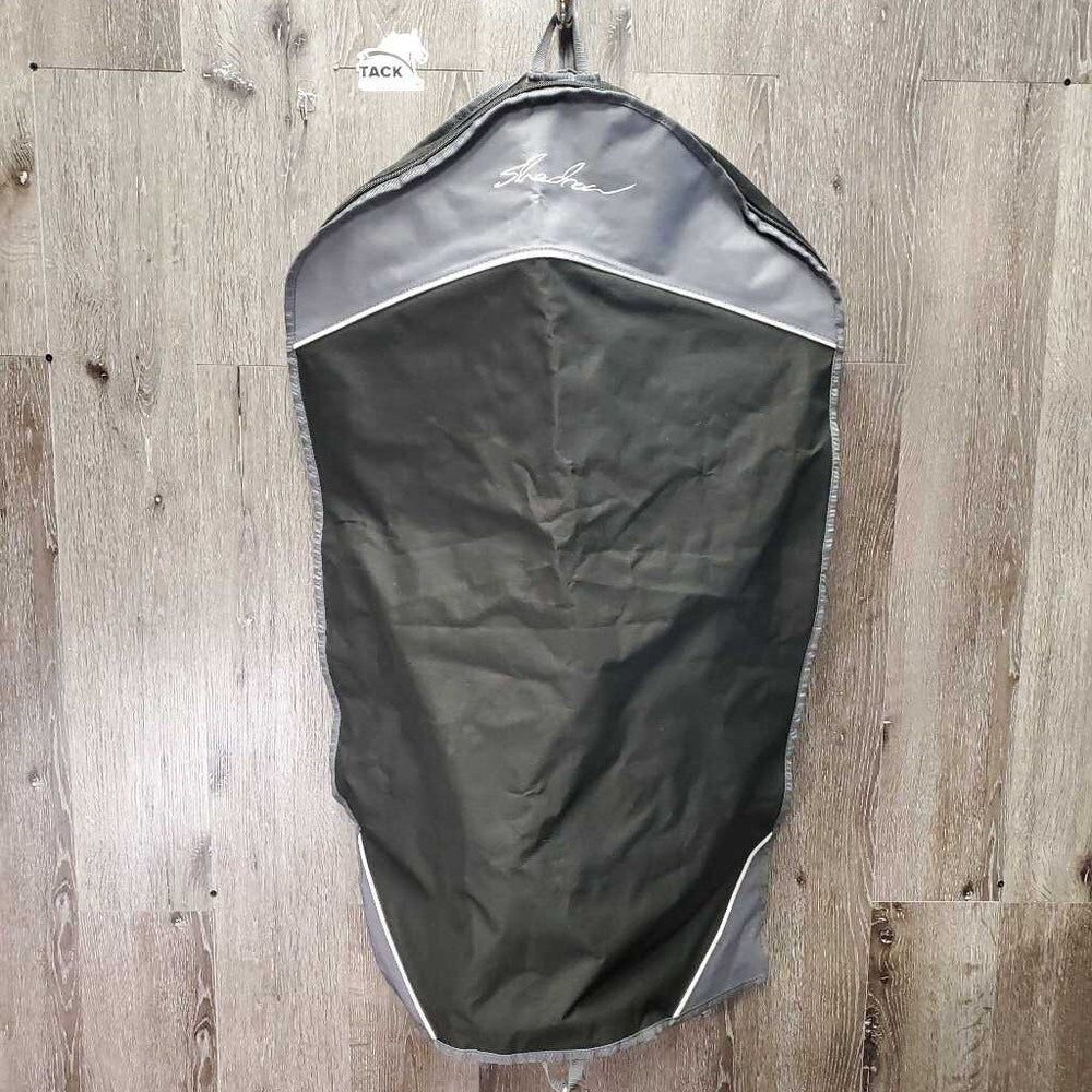 Nylon Garment Bag *gc, threads, mnr hairy, cracked/cracking lining. snags, slices
