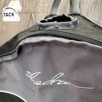 Nylon Garment Bag *gc, threads, mnr hairy, cracked/cracking lining. snags, slices
