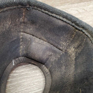 No Turn 2 Left Bell Boots, velcro *MISMATCHED, gc, fair, clean, dirty, frayed lining, marker