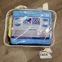 2 Cooling Leg Wraps, bag *vgc, clean, stains, faded?