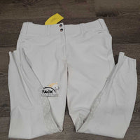 EuroSeat Breeches *gc, seam puckers, stains, discolored seat & legs, mnr dingy?
