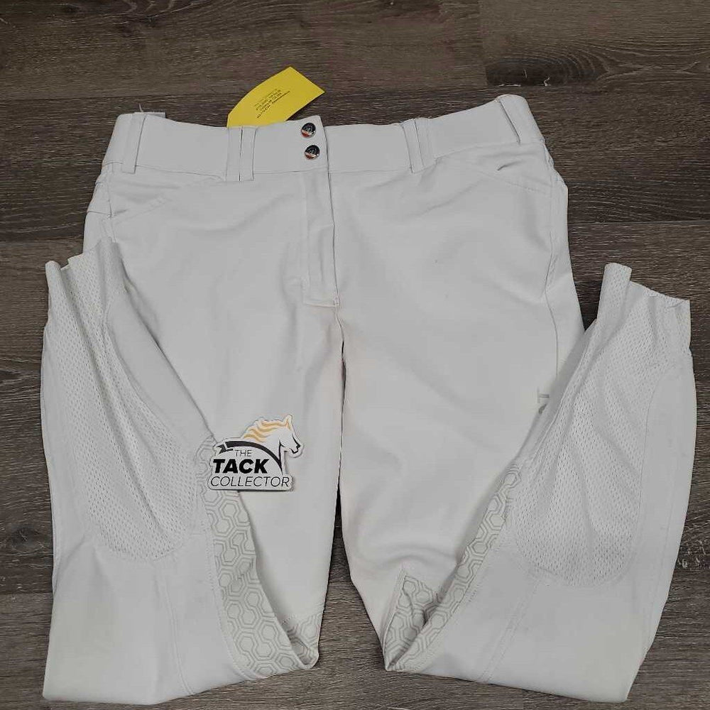 EuroSeat Breeches *gc, seam puckers, stains, discolored seat & legs, mnr dingy?