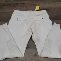 EuroSeat Breeches *gc, seam puckers, stains, discolored seat & legs, mnr dingy?
