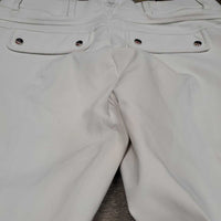 EuroSeat Breeches *gc, seam puckers, stains, discolored seat & legs, mnr dingy?
