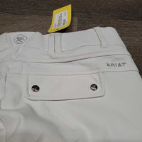 EuroSeat Breeches *gc, seam puckers, stains, discolored seat & legs, mnr dingy?
