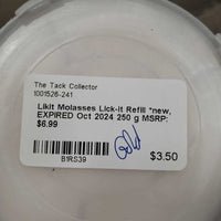 Molasses Lick-it Refill *new, EXPIRED Oct 2024
