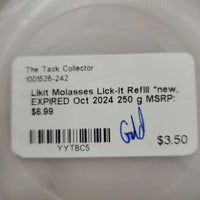 Molasses Lick-it Refill *new, EXPIRED Oct 2024
