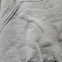 Hvy Sweatshirt Hoodie "Get Over It" *gc, pilly, rubs, clumpy/rough inside lining