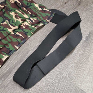 Lycra Neck/Mane Cover, velcro, Bag *vgc/gc, clean, stretched elastic, fuzzy, dirty elastic, rubs, pills & hair