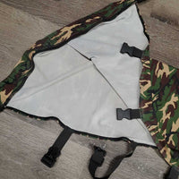 Lycra Neck/Mane Cover, velcro, Bag *vgc/gc, clean, stretched elastic, fuzzy, dirty elastic, rubs, pills & hair
