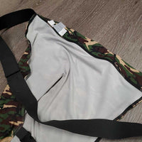 Lycra Neck/Mane Cover, velcro, Bag *vgc/gc, clean, stretched elastic, fuzzy, dirty elastic, rubs, pills & hair

