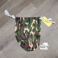 Lycra Neck/Mane Cover, velcro, Bag *vgc/gc, clean, stretched elastic, fuzzy, dirty elastic, rubs, pills & hair
