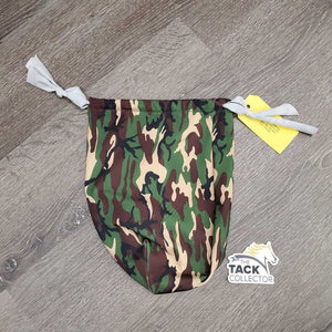 Lycra Neck/Mane Cover, velcro, Bag *vgc/gc, clean, stretched elastic, fuzzy, dirty elastic, rubs, pills & hair