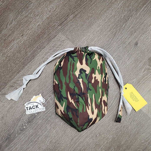 Lycra Neck/Mane Cover, velcro, Bag *vgc/gc, clean, stretched elastic, fuzzy, dirty elastic, rubs, pills & hair