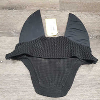Closed Knit Ear Bonnet Fly Veil, Soundproof Ears *vgc, mnr hair, faded inside
