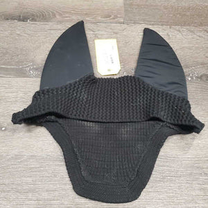 Closed Knit Ear Bonnet Fly Veil, Soundproof Ears *vgc, mnr hair, faded inside