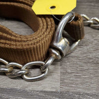 Flat Nylon Web Lead Shank, 31" Nose Chain *vgc, clean, rubs, frays, stiff

