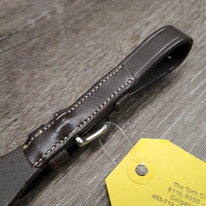 Adjustable Leather Running Martingale Attachment, buckle end *xc/like new, mnr scrapes/dents