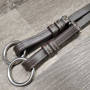 Adjustable Leather Running Martingale Attachment, buckle end *xc/like new, mnr scrapes/dents
