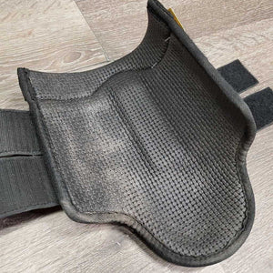 Hvy Closed Boots, velcro *vgc, clean, mnr hair, dirt & rubs