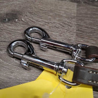 2 Piece Adjustable Leather Running Martingale Attachment, snaps *xc/like new
