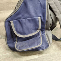 Hvy Paddock Boot Bag, Zipper, Shoulder Strap *vgc, mnr dirt
