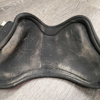 Pr Hind Boots, velcro *gc, clean, faded, scrapes, rubs, residue, hair, 1 squished, pills
